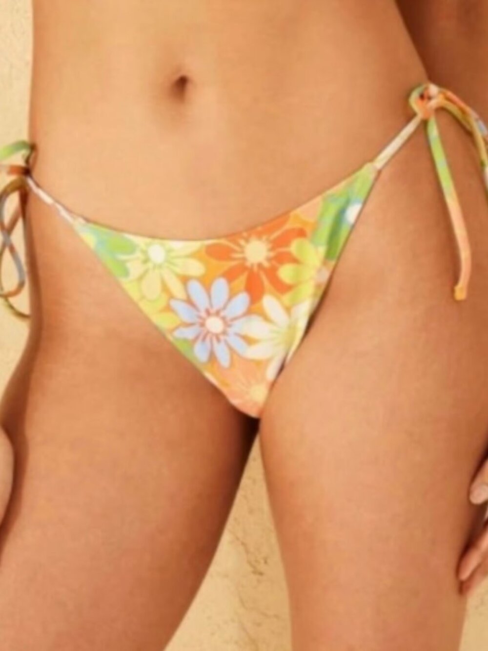NWOT Wild Fable Low-Rise Extra High Leg Extra Cheeky Side-Tie Bikini Bottom XXS